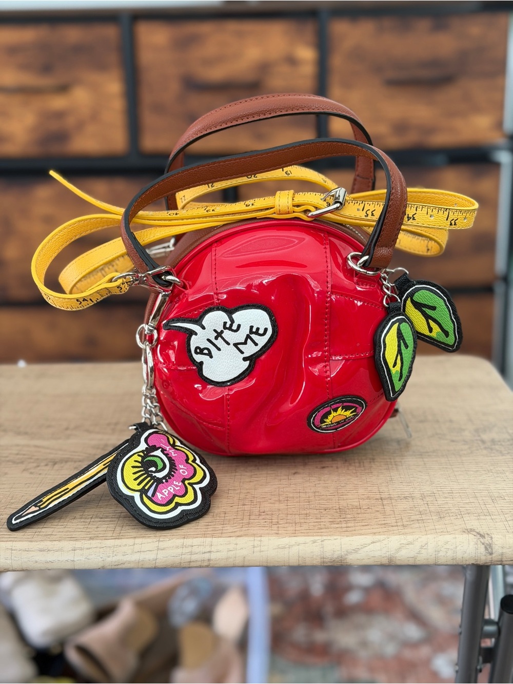 Betsey Johnson SAMPLE Apple Purse - Unreleased Prototype - EXTREMELY RARE